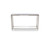 Homeroots Furniture 34-Inch Stainless Steel and Glass Console Table