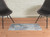 2' X 3' Ivory Blue And Gray Abstract Area Rug