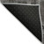 8' X 10' Gray and Black Floral Medallion Washable Non Skid Indoor Outdoor Area Rug