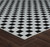 8' X 10' Black and White Geometric Distressed Indoor Outdoor Area Rug