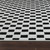 8' X 10' Black and White Geometric Distressed Indoor Outdoor Area Rug