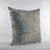 Plutus Blue Festive Jacquard Luxury Throw Pillow