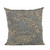 Plutus Blue Festive Jacquard Luxury Throw Pillow