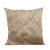 Plutus Brown Gold Rabbit Animal Faux Fur Luxury Throw Pillow