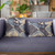 Plutus Blue Hidden Seas Abstract Luxury Throw Pillow
