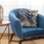 Plutus Blue Hidden Seas Abstract Luxury Throw Pillow