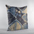Plutus Blue Hidden Seas Abstract Luxury Throw Pillow