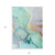 8' X 10' Teal Abstract Washable Non Skid Indoor Outdoor Area Rug