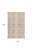 2' X 3' Tan Ivory And Brown Geometric Stain Resistant Area Rug