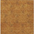10' X 14' Copper And Ivory Geometric Washable Indoor Outdoor Area Rug