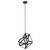 Homeroots Lighting Hedron 1-Light Pendant, Matte Black Finish