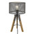 Homeroots Lighting Capprice 1-Light Table Lamp, Matte Black Finish