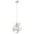 Homeroots Lighting Hedron 1-Light Pendant, White Finish