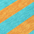 9' X 12' Aqua Striped Washable Non Skid Indoor Outdoor Area Rug