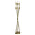 Homeroots Lighting Perret 6-Light Aged Brass Floor Lamp