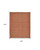 8' X 10' Orange Hand Woven Area Rug