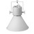 Homeroots Lighting Crew 1-Light Pendant, White Finish