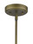 Homeroots Lighting Portsmith 12-Light Raw Brass Chandelier