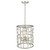 Homeroots Lighting Amoret 3-Light Convertible Pendant, Antique Silver Finish