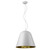 Homeroots Lighting Knell 1-Light Pendant, White Finish