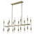 Homeroots Lighting Perret 20-Light Island Pendant, Aged Brass Finish