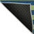 8' Round Navy Blue Round Striped Washable Non Skid Indoor Outdoor Area Rug
