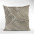 Plutus Brown Hidden Tour Abstract Luxury Throw Pillow