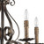 Homeroots Lighting Lydia 5-Light Russet Chandelier with Melted Wax Tapers