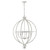Homeroots Lighting Callie 6-Light Country White Pendant