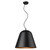 Homeroots Lighting Knell 1-Light Pendant, Matte Black Finish