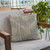 Plutus Blue Diamond Jacquard Luxury Throw Pillow