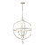 Homeroots Lighting Callie 4-Light Country White Pendant