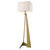 Homeroots Lighting Stratos 1-Light Aged Brass Floor Lamp