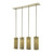 Homeroots Lighting Basetti 4-Light Pendant, Gold Finish