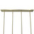 Homeroots Lighting Basetti 4-Light Pendant, Gold Finish