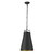 Homeroots Lighting Faza 1-Light Pendant, Matte Black Finish