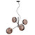 Homeroots Lighting Tholos 4-Light Pendant, Matte Black Finish