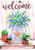 Flag Chickadee Welcome Polyester 