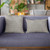 Plutus Blue Simple Stripe Luxury Throw Pillow