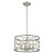 Homeroots Lighting Amoret 4-Light Convertible Pendant, Antique Silver Finish