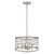 Homeroots Lighting Amoret 4-Light Convertible Pendant, Antique Silver Finish
