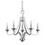 Homeroots Lighting Michelle 5-Light Polished Nickel Chandelier