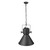 Homeroots Lighting Crew 1-Light Pendant, Matte Black Finish