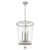 Homeroots Lighting Callie 3-Light Country White Foyer Pendant