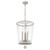 Callie 3-Light Country White Foyer Pendant - 808230007420