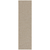 8' Natural And Light Brown Geometric Indoor Outdoor Runner Rug