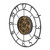 Round Decorative Gear Iron Wall Clock - 808230096301