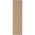 6' Natural And Beige Geometric Indoor Outdoor Area Rug