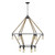 Homeroots Lighting Holden 12-Light Antique Gray Wagon Wheel Chandelier