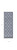6' Denim Blue And Ivory Geometric Indoor Outdoor Area Rug